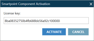 Activating License Keys For Smartpoint Components
