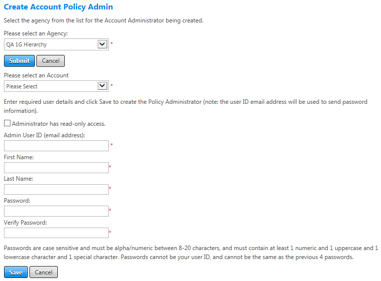 Featured image of post Policy Create Account