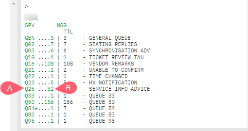 Access booking files in queue